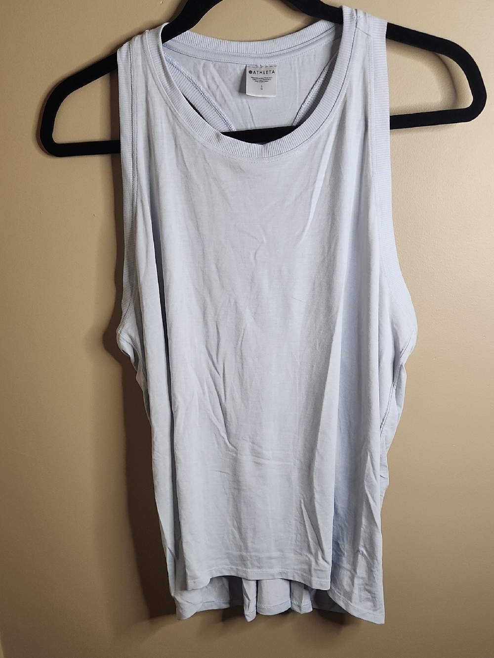 Athleta Ease in Tank in Light Blue. Size L. #658468